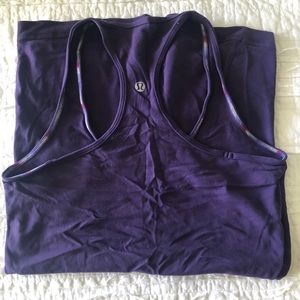 Purple Lululemon Racerback Tank